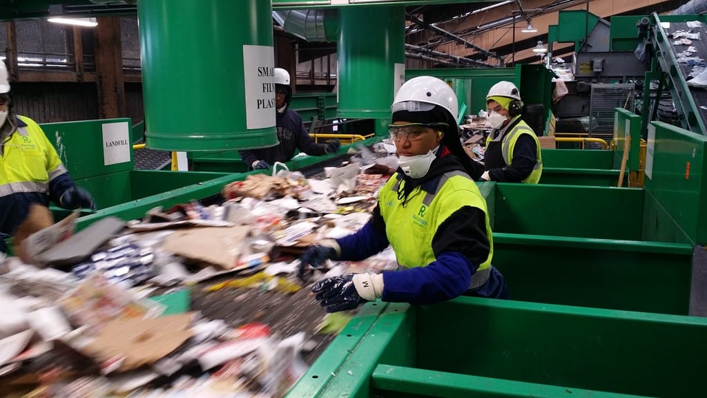 Responsible material diversion in action